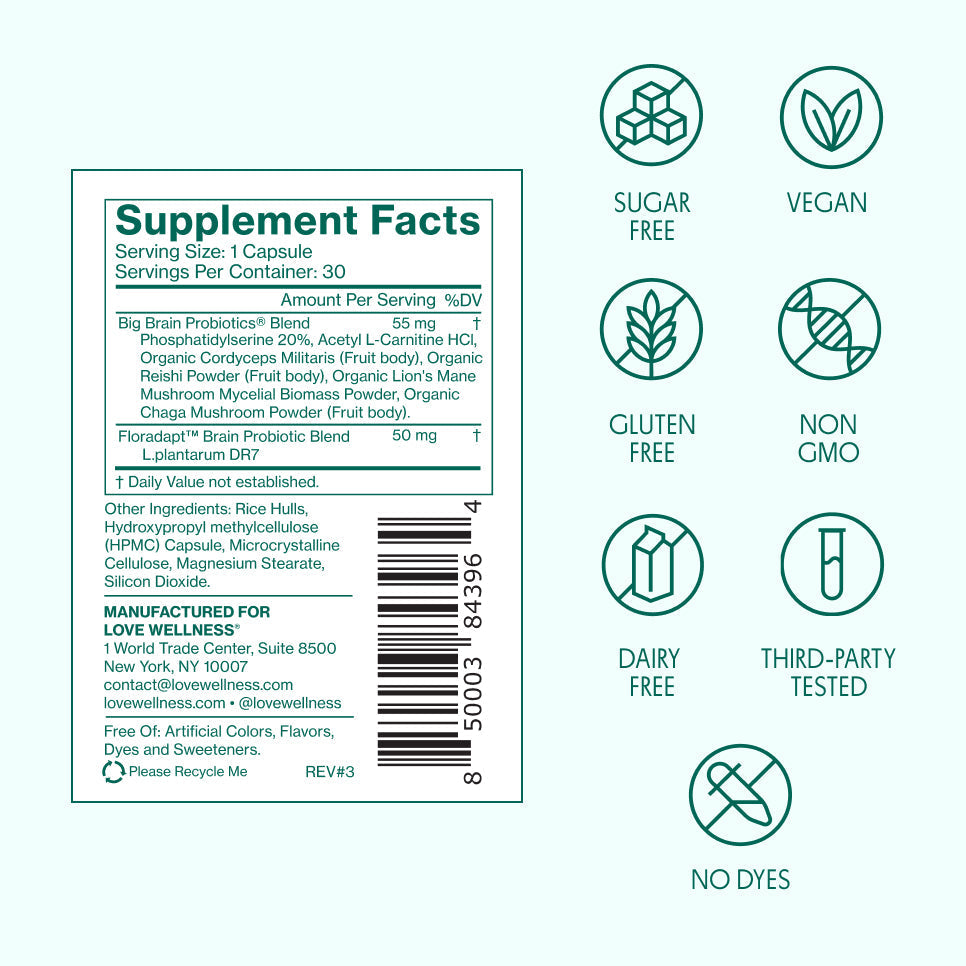 Big Brain Probiotics® (SJX9)